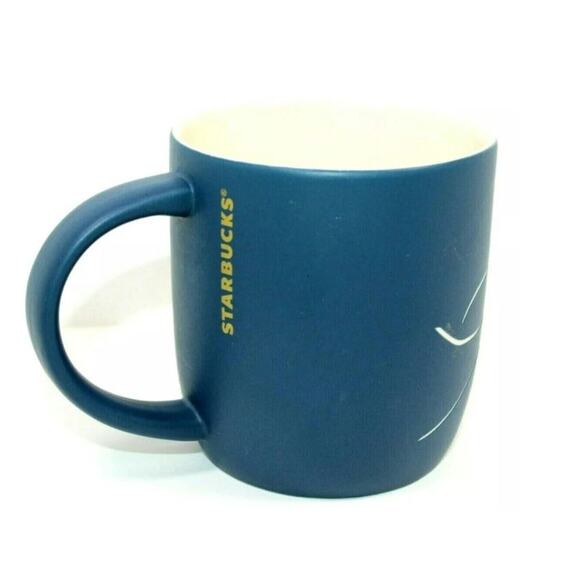 Starbucks 2016 Spring Winking Siren‎ Mermaid Etched Ceramic Coffee Mug 14 oz - Picture 2 of 6